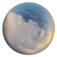 12K sunset skydome HDRi panorama